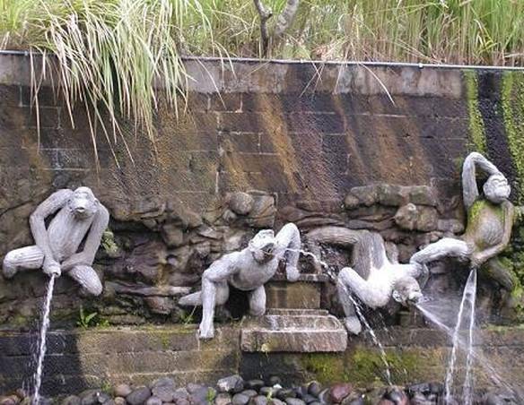 Imagem engraçada Fonte dos Macacos no iPiadas