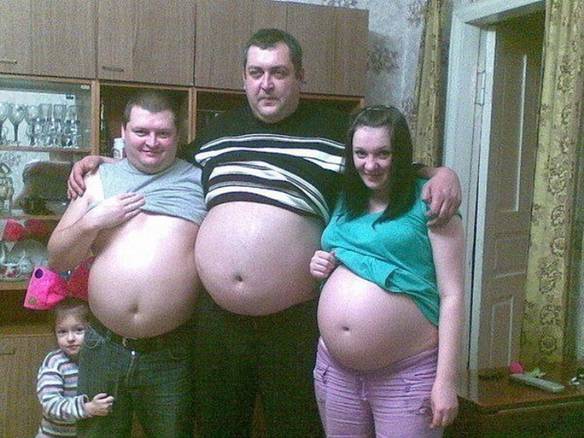 Imagem engraçada Gravidez em Família