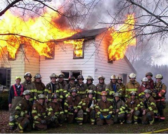 Imagem engraçada Bombeiros Unidos no iPiadas