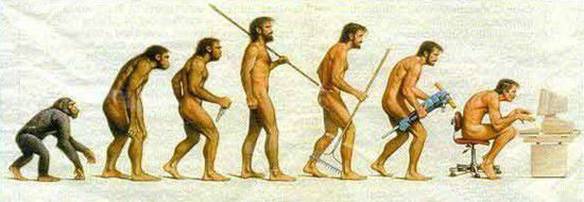 Imagem engraçada Evolução no iPiadas