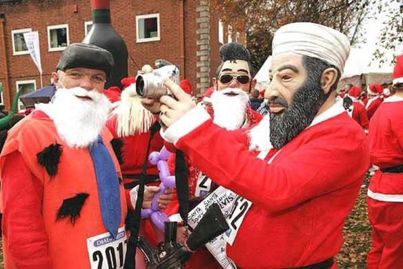 Imagem engraçada Osama Noel no iPiadas