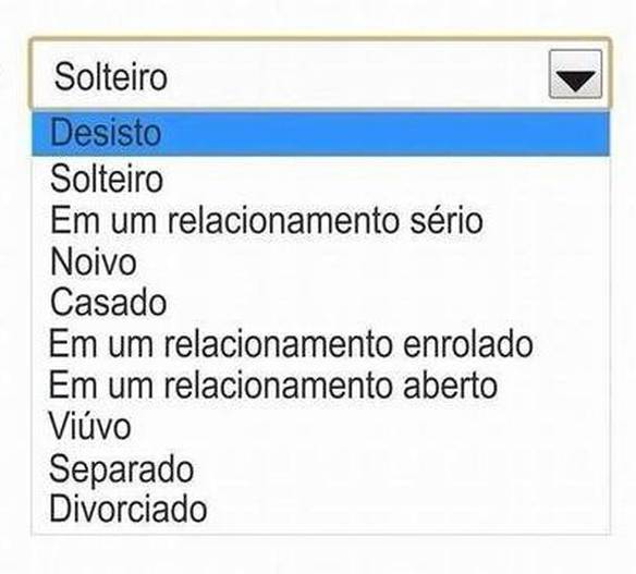 Imagem engraçada Meu Status de Relacionamento no iPiadas