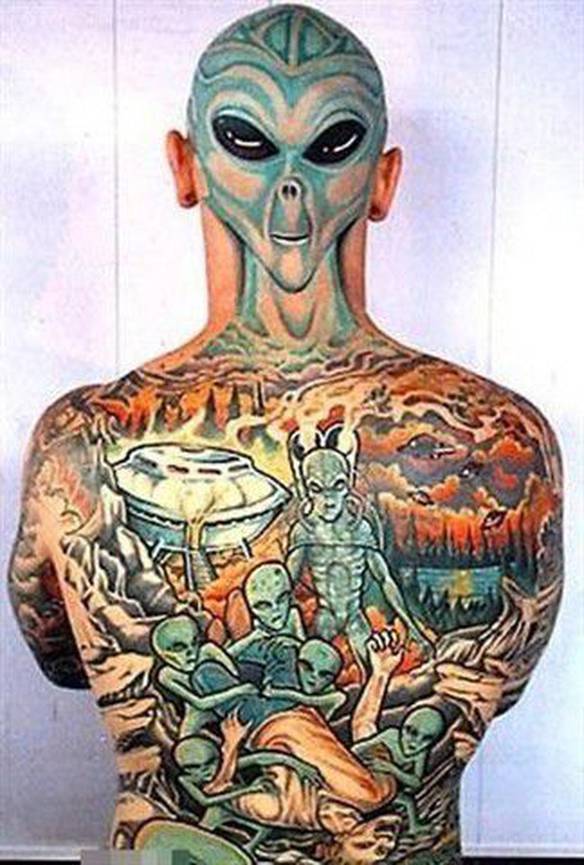 Imagem engraçada Homem Alien no iPiadas
