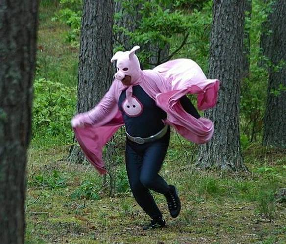 Imagem engraçada Super Porco no iPiadas