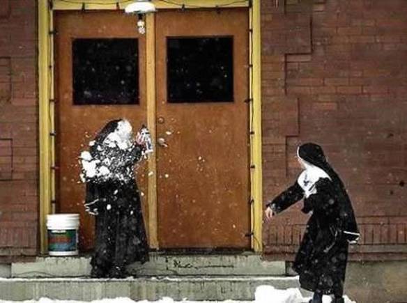 Imagem engraçada Brincando com Neve no iPiadas