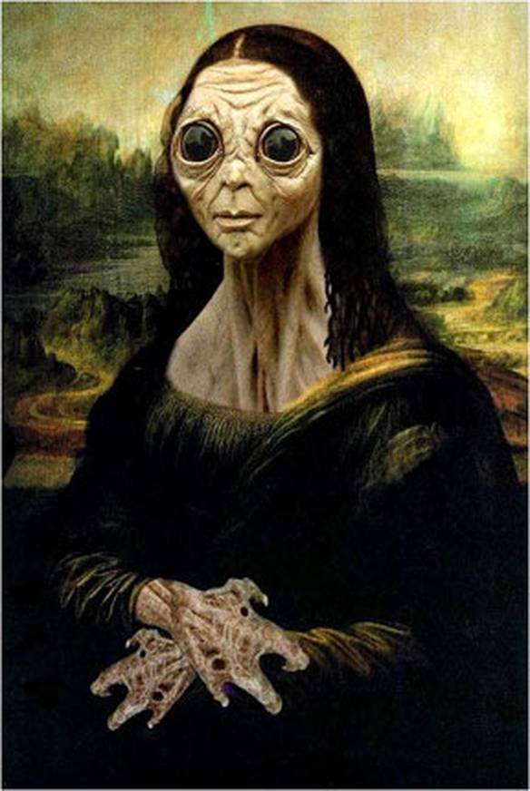 Imagem engraçada Verdadeira Mona Lisa no iPiadas