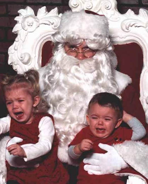 Imagem engraçada Sai daqui Noel no iPiadas