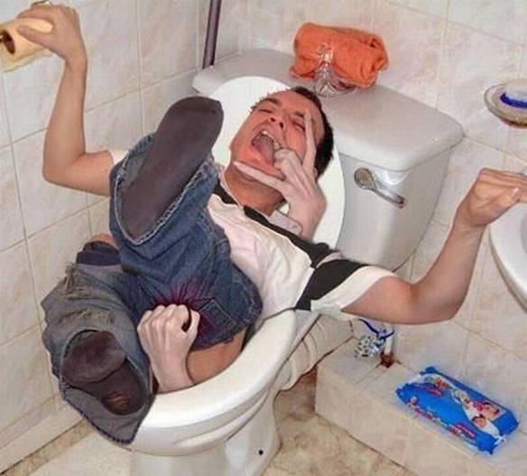 Imagem engraçada Pego Pelo Homem da Privada no iPiadas