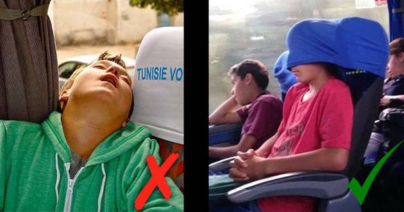 Imagem engraçada Como Dormir no Ônibus