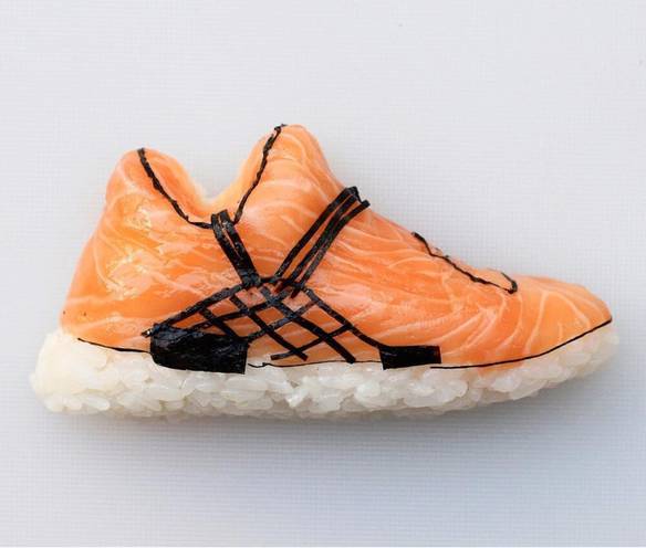 Imagem engraçada Novo Nike Sushi no iPiadas
