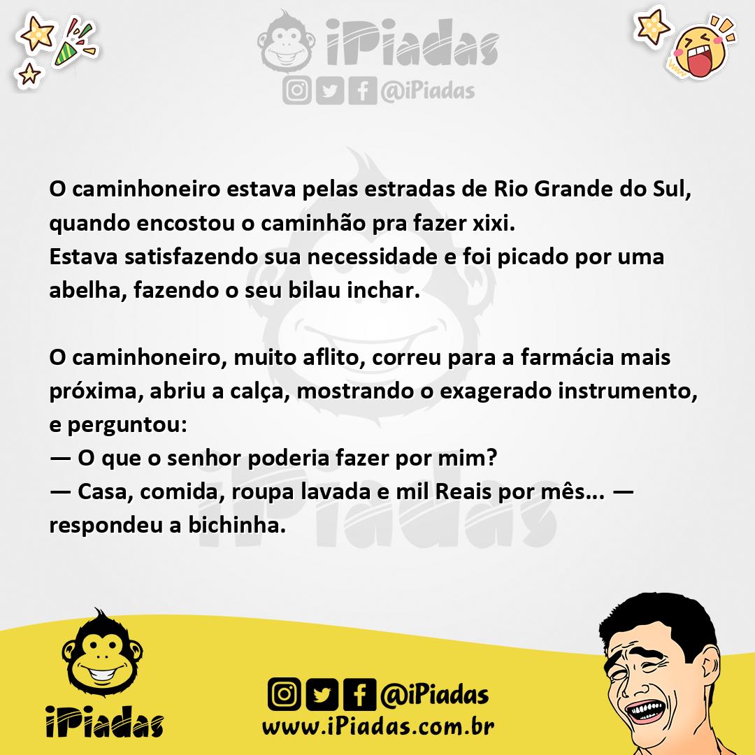 Ilustração da piada Acidente de Trabalho no iPiadas