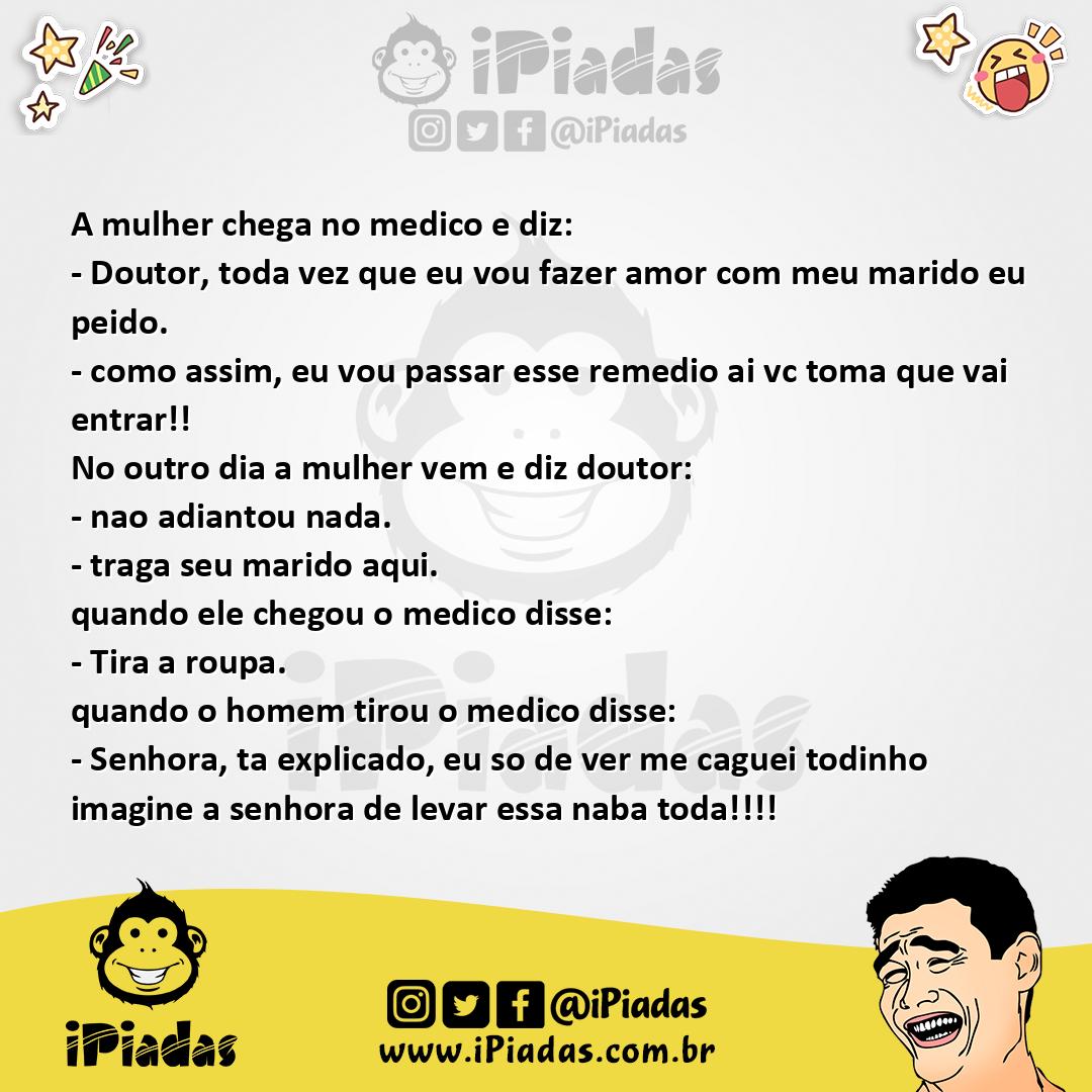 Ilustração da piada Até eu soltaria no iPiadas