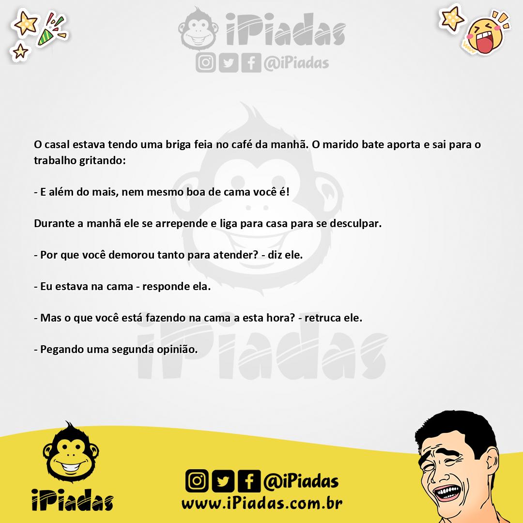 Ilustração da piada Briga de Amor no iPiadas