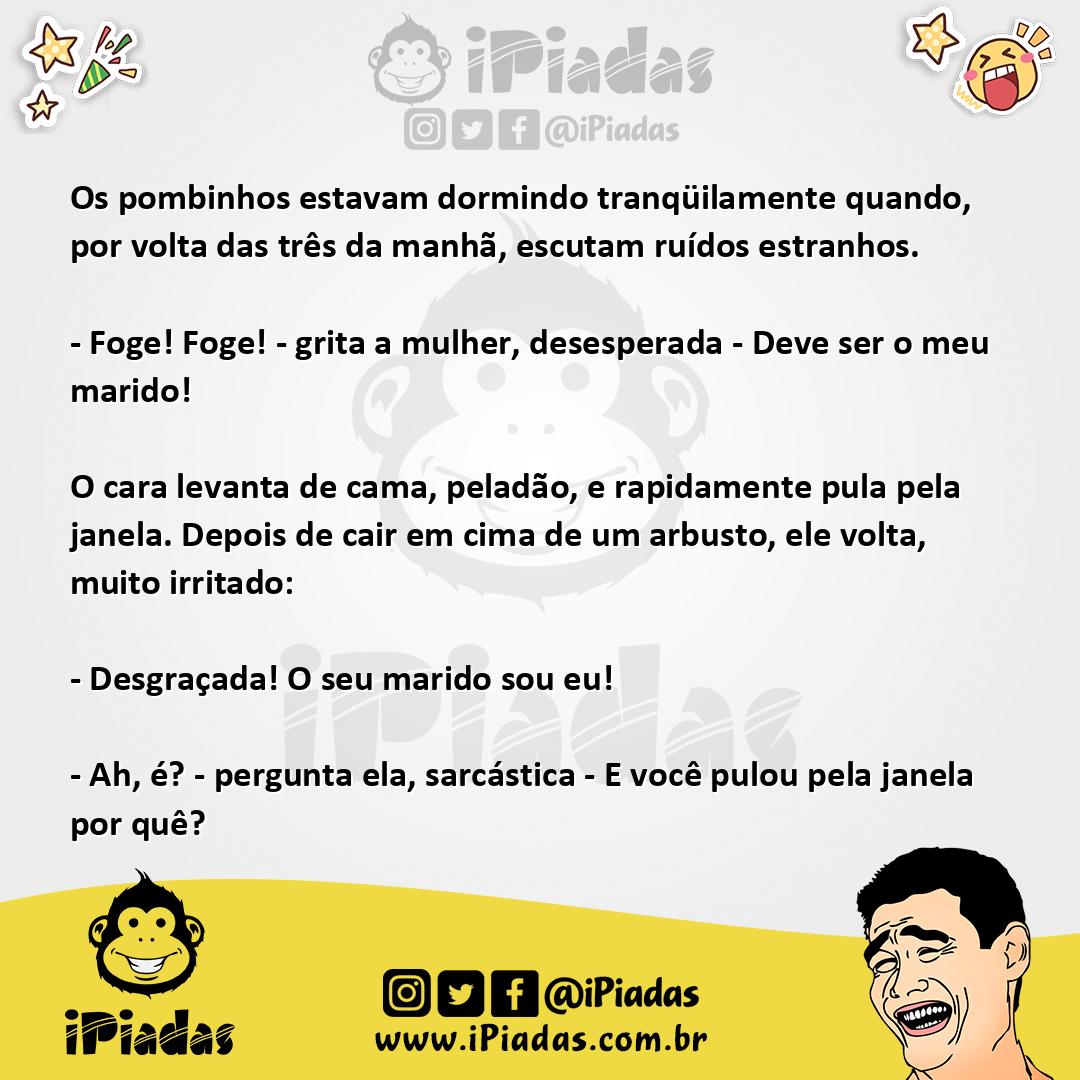Ilustração da piada Consciência Pesada no iPiadas