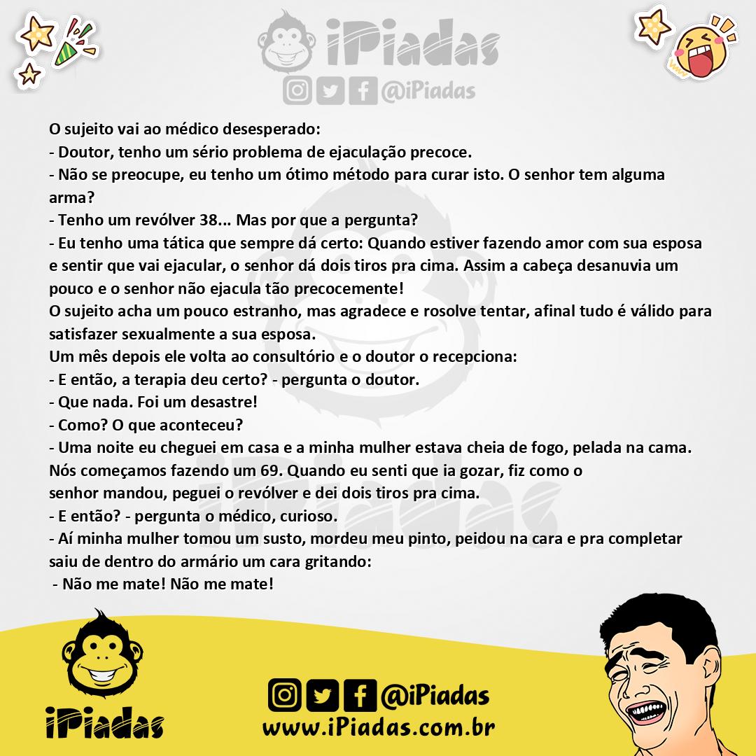 Ilustração da piada Desviando a Atenção no iPiadas