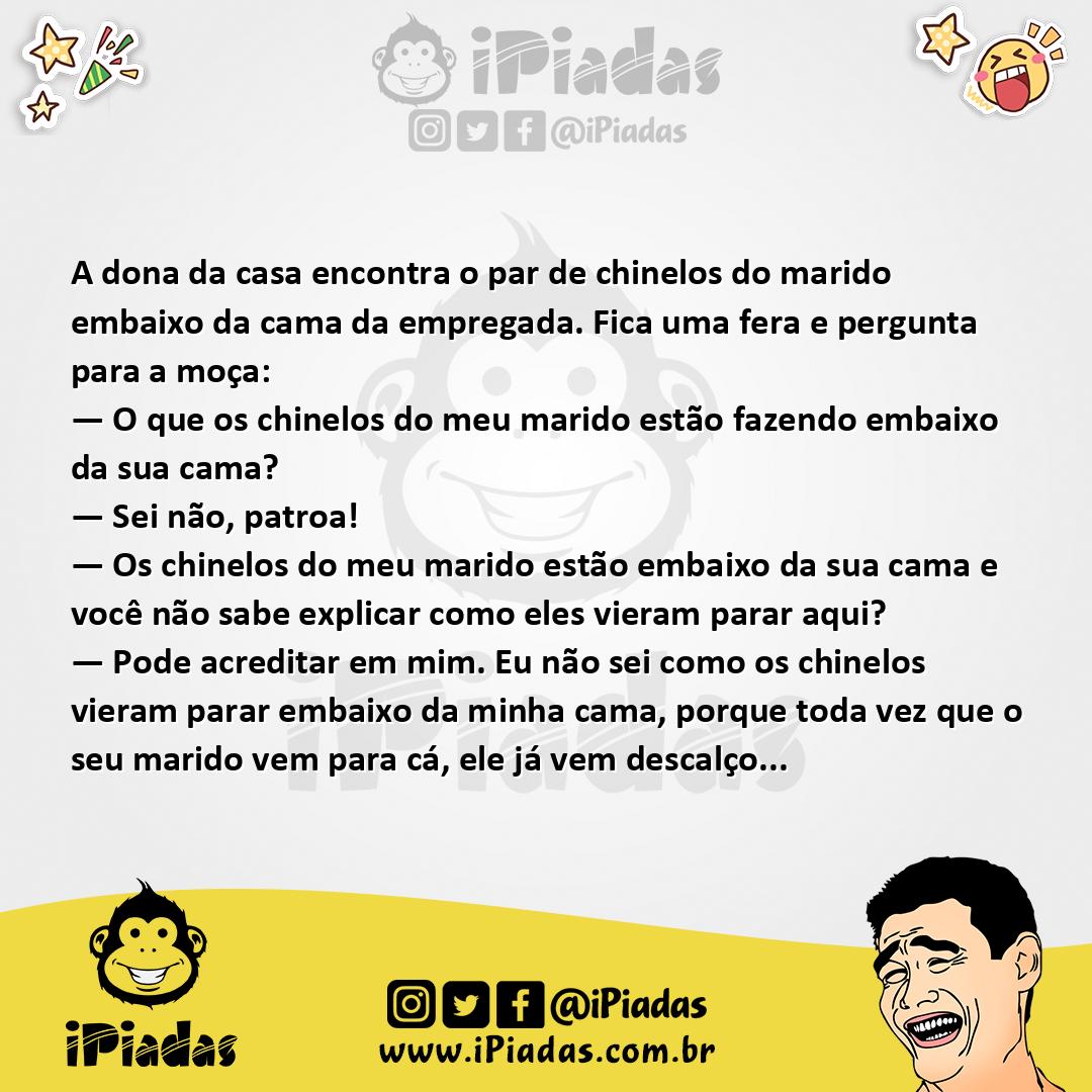 Ilustração da piada Inocência no iPiadas