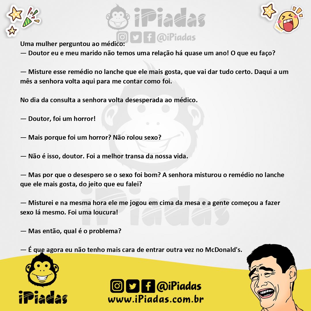 Ilustração da piada Lanche Energético no iPiadas
