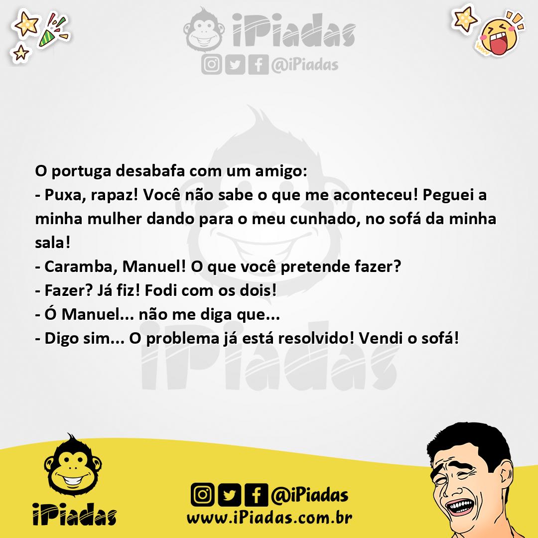 Ilustração da piada O desabafo no iPiadas