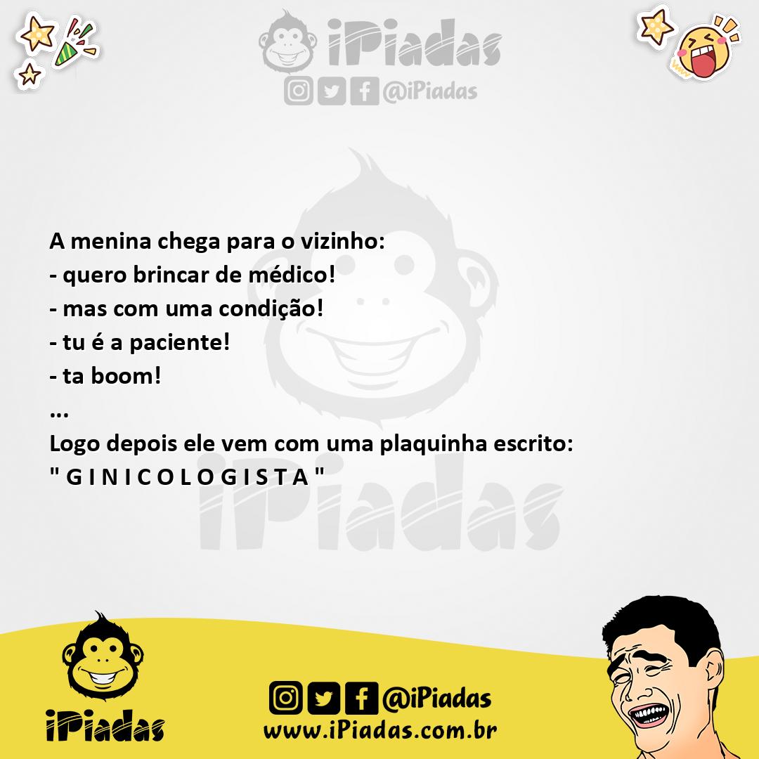 Ilustração da piada O MÉDICO safadinho no iPiadas