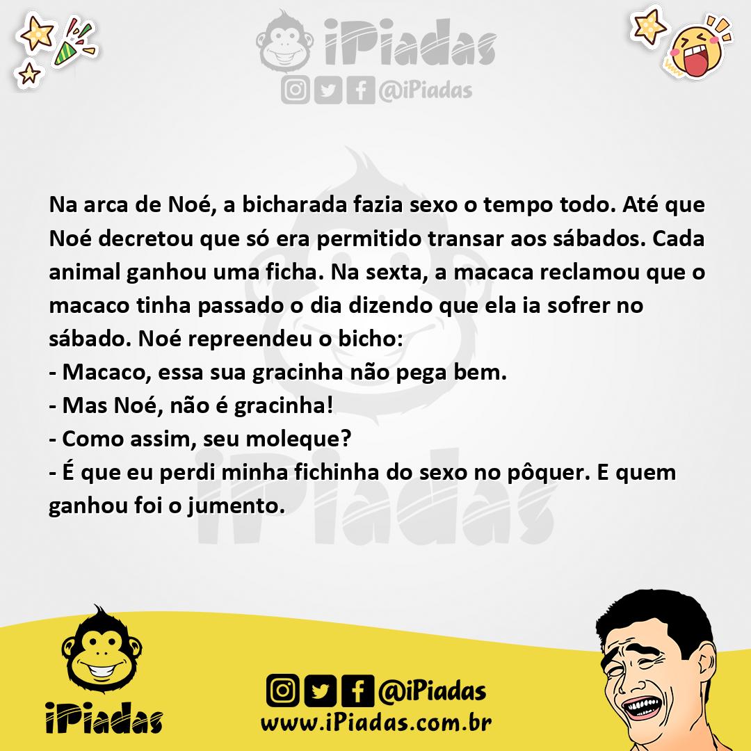 Ilustração da piada Orgia animal no iPiadas