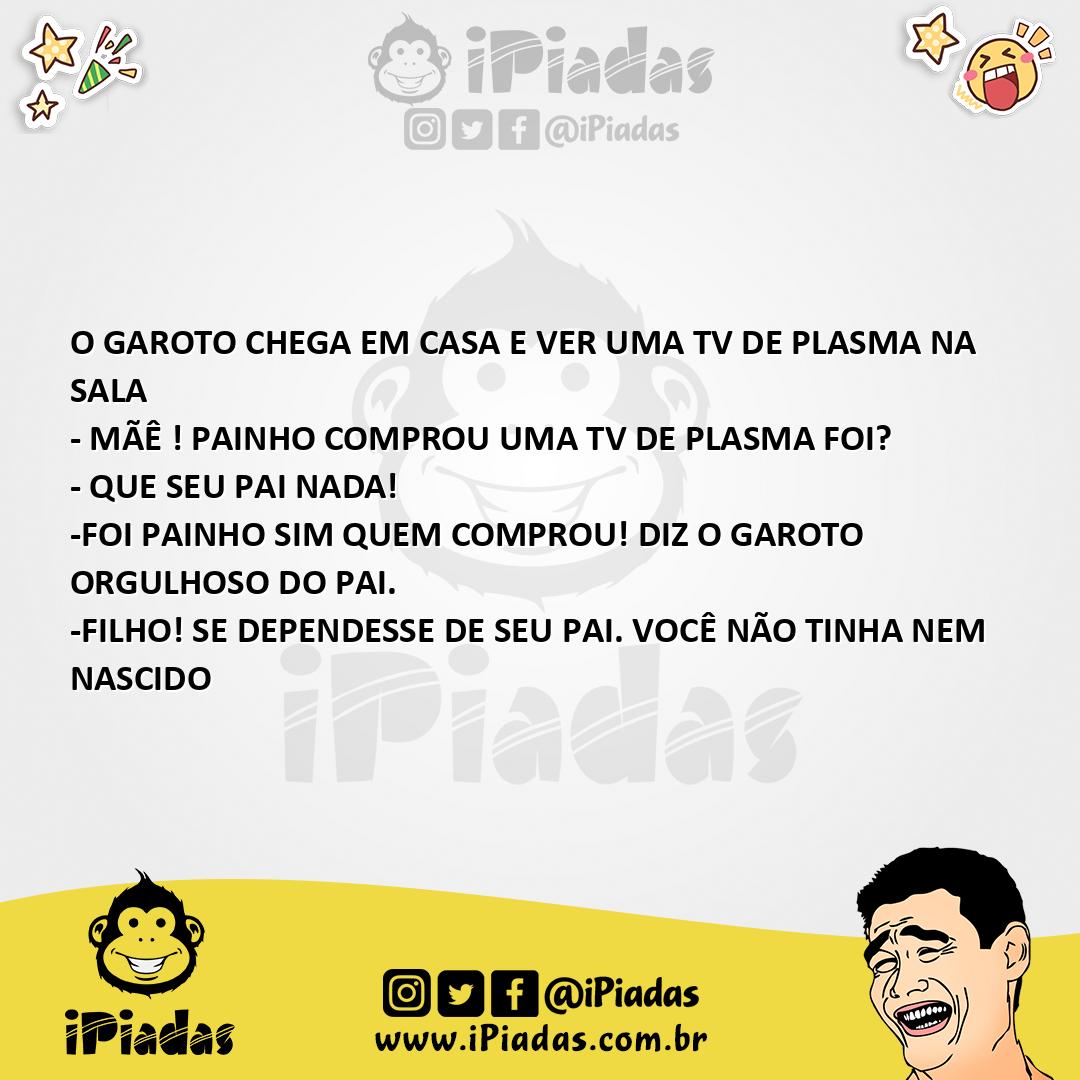 Ilustração da piada Painho Corno no iPiadas
