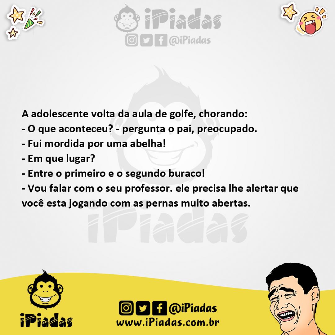 Ilustração da piada Picada certeira no iPiadas