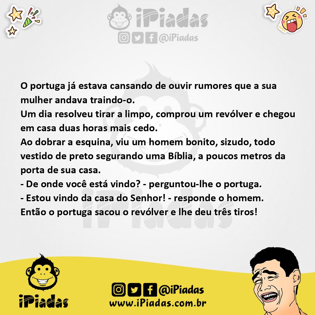 Ilustração da piada Portuga Corno 2 no iPiadas