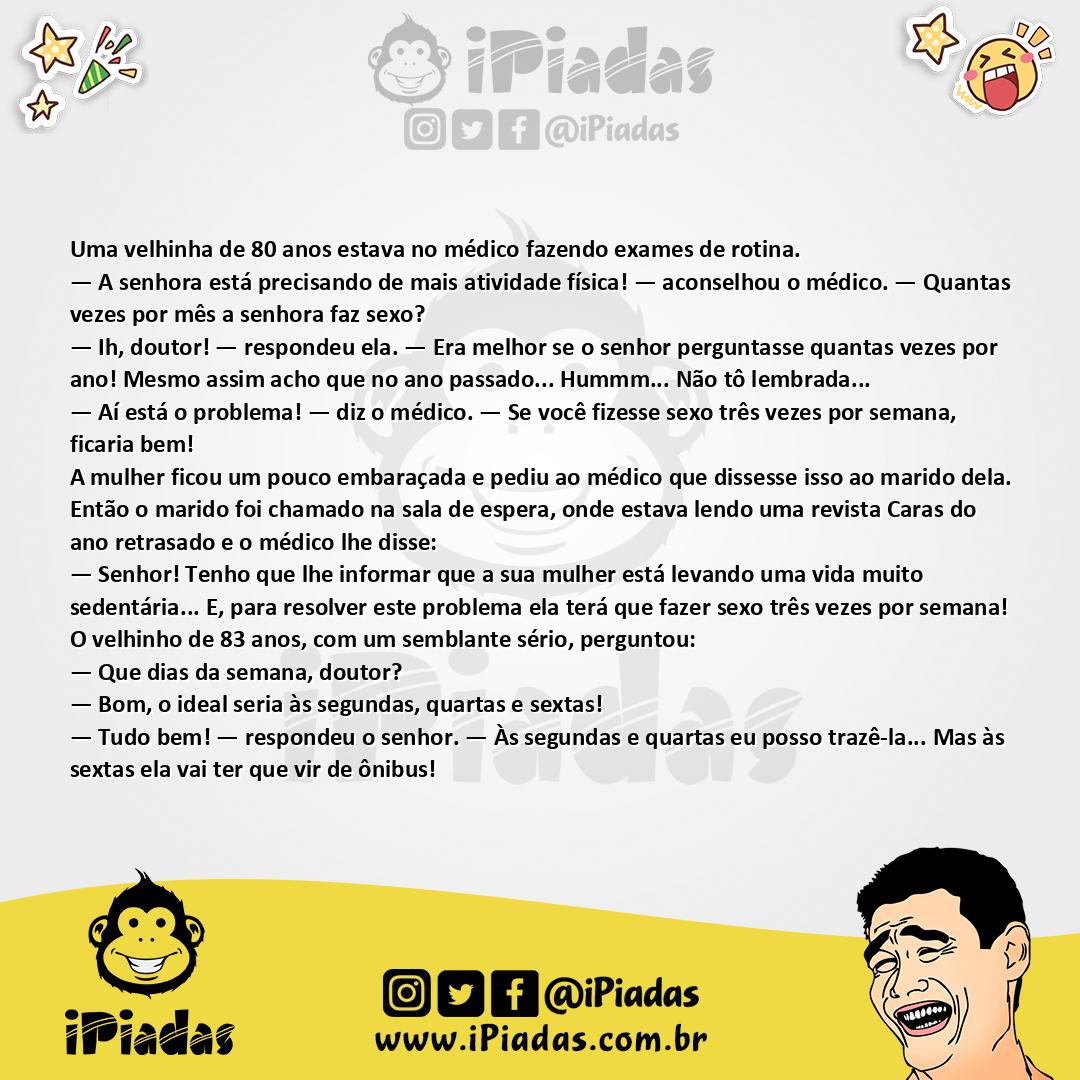 Ilustração da piada Precisando de Sexo no iPiadas