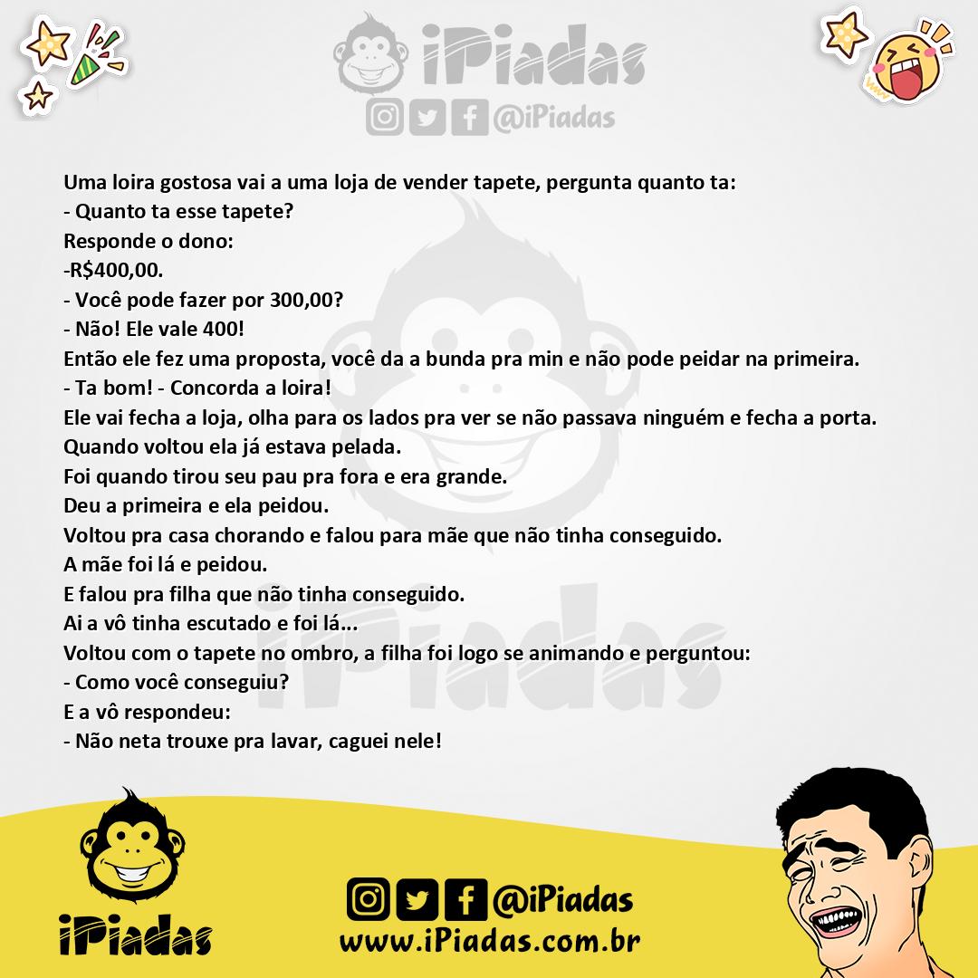 Ilustração da piada Pro porta no iPiadas