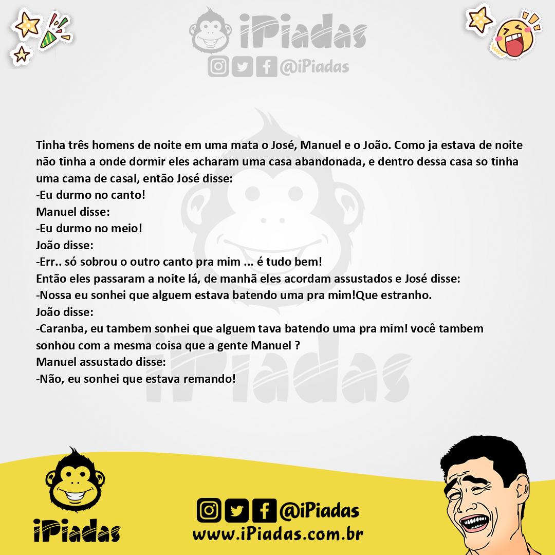 Ilustração da piada Remando no iPiadas