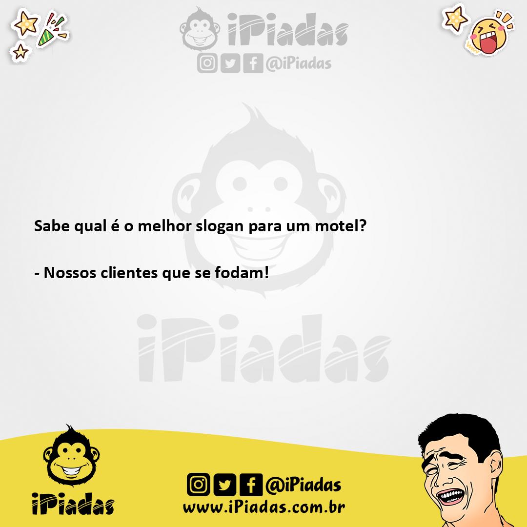 Ilustração da piada Slogan para motel no iPiadas