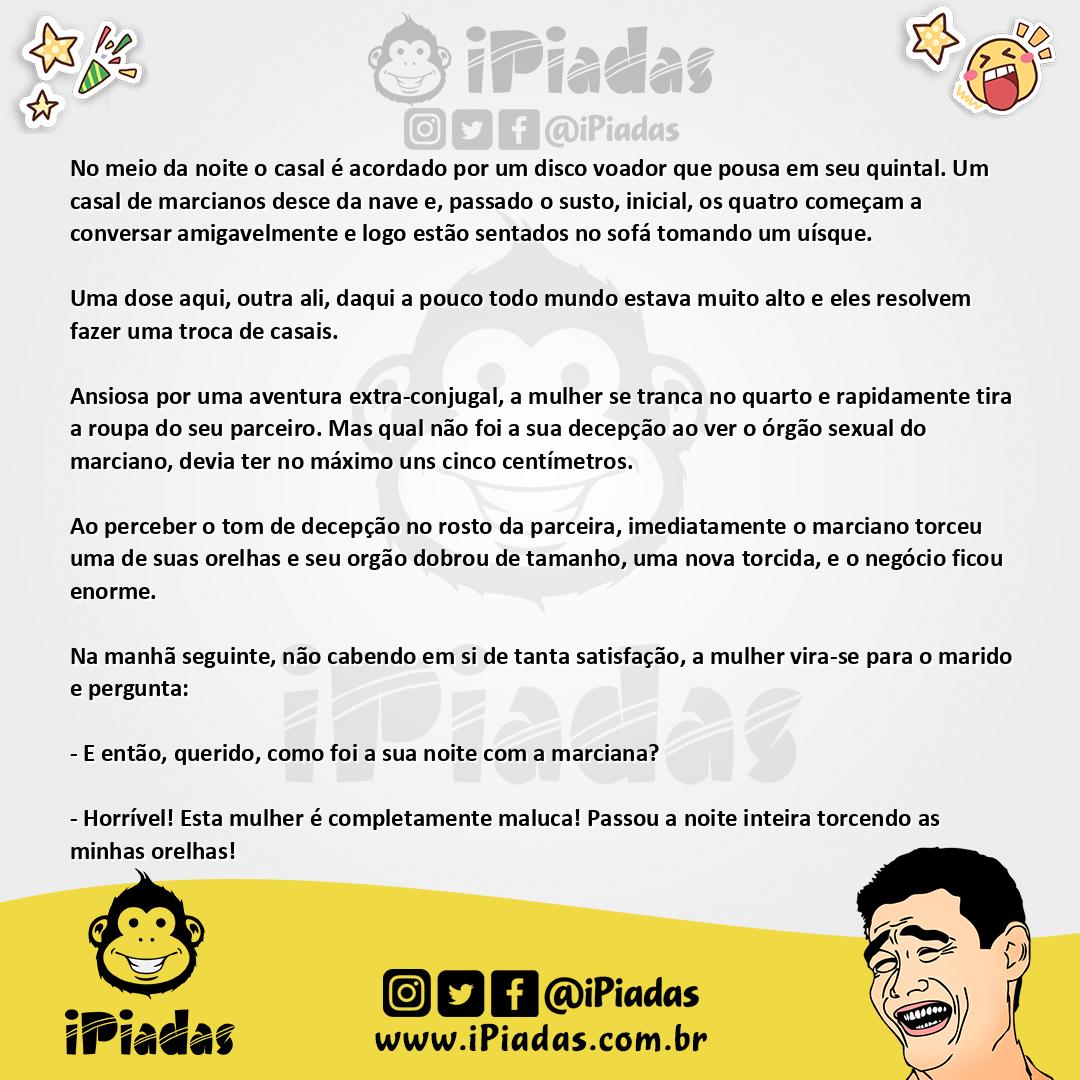 Ilustração da piada Swing do Futuro no iPiadas