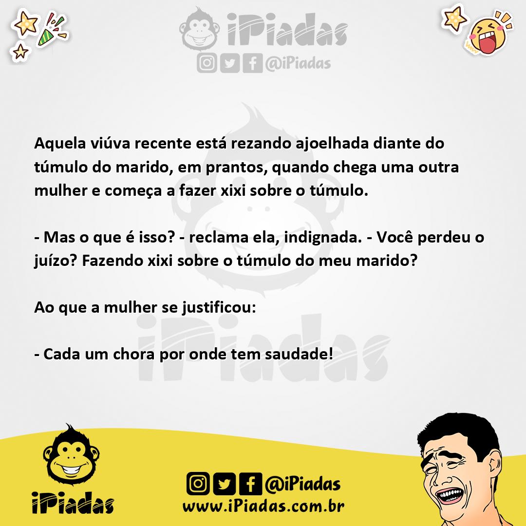 Ilustração da piada Xixi no Túmulo no iPiadas