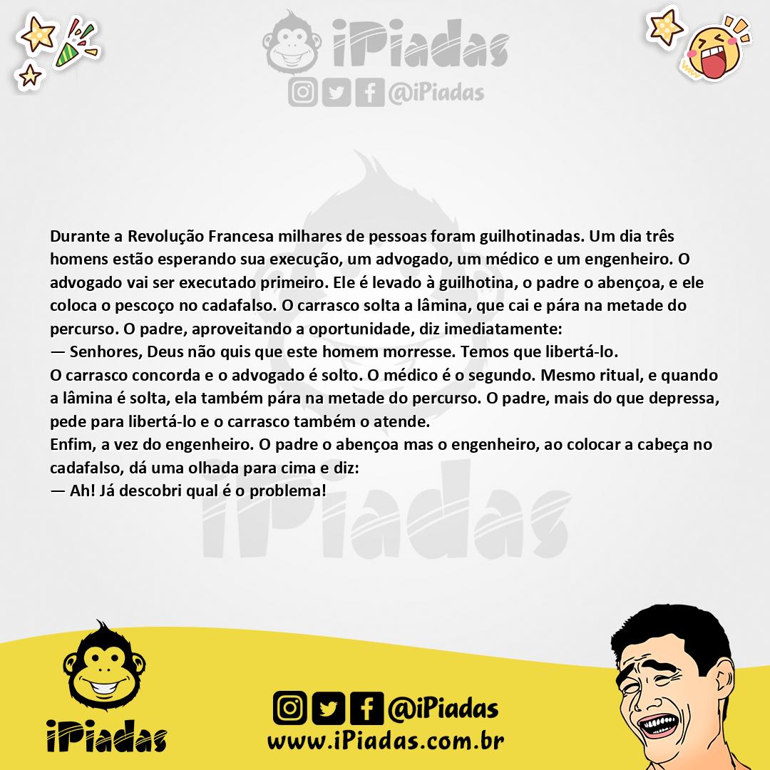 Três Homens e a Guilhotina Três Homens e a Guilhotina