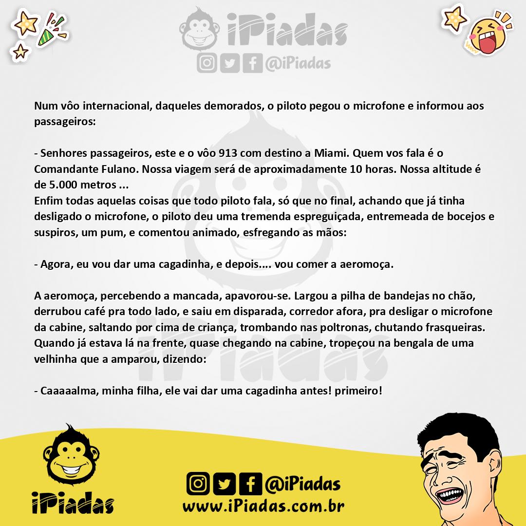Aeromoça e o piloto