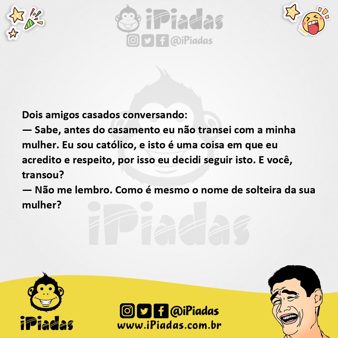 Ilustração da piada Antes do Casamento no iPiadas
