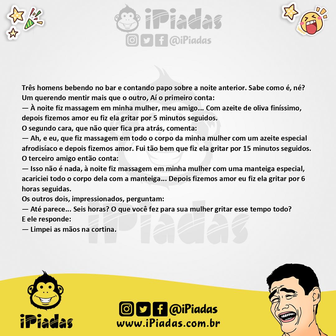 Ilustração da piada Noite Anterior no iPiadas