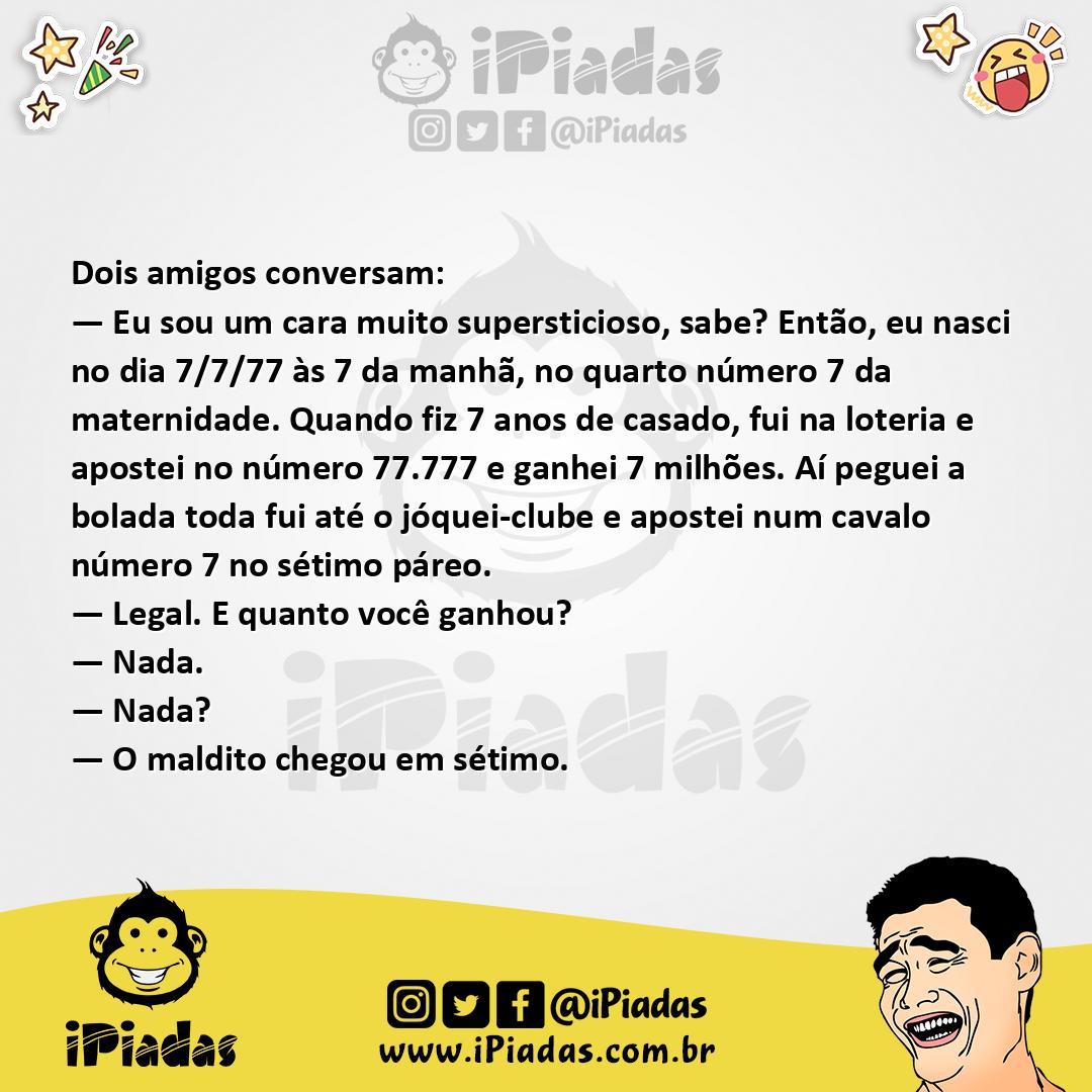 Ilustração da piada Sete Místico no iPiadas