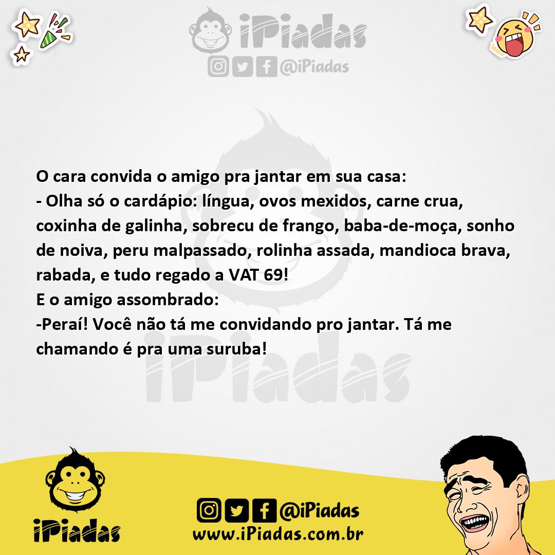 Ilustração da piada Mui amigo no iPiadas