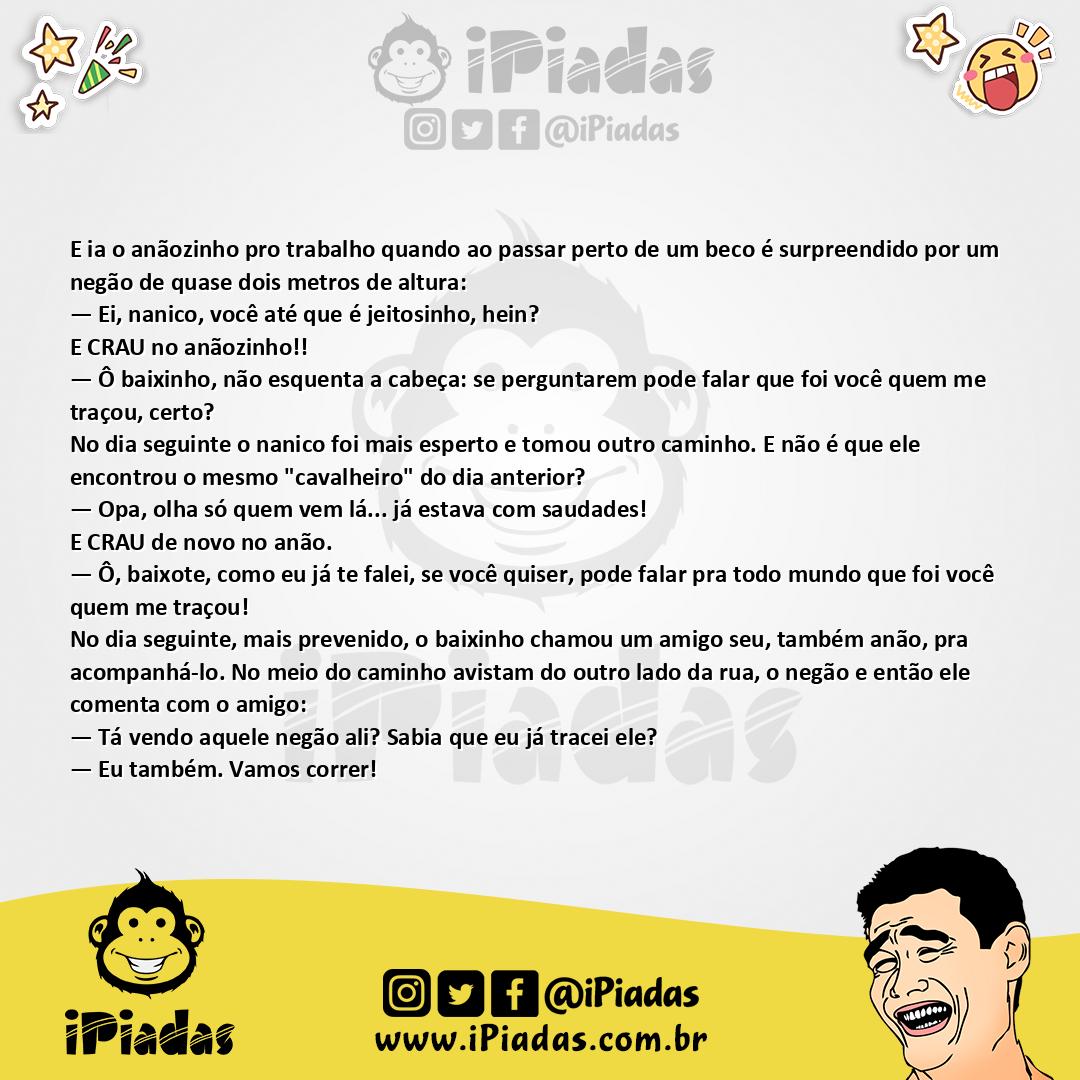 Ilustração da piada Anãozinho e o Beco no iPiadas