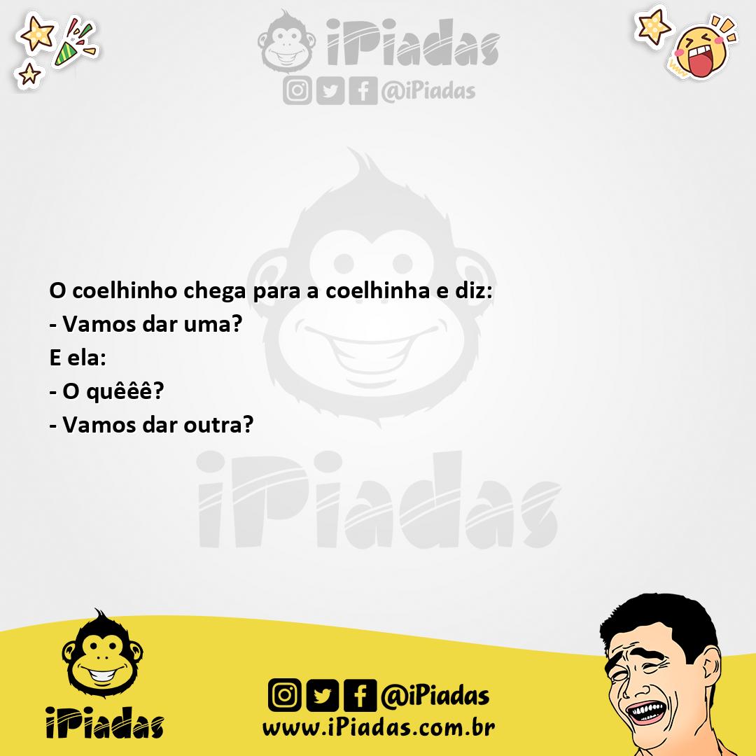 Ilustração da piada A cantada do coelho no iPiadas
