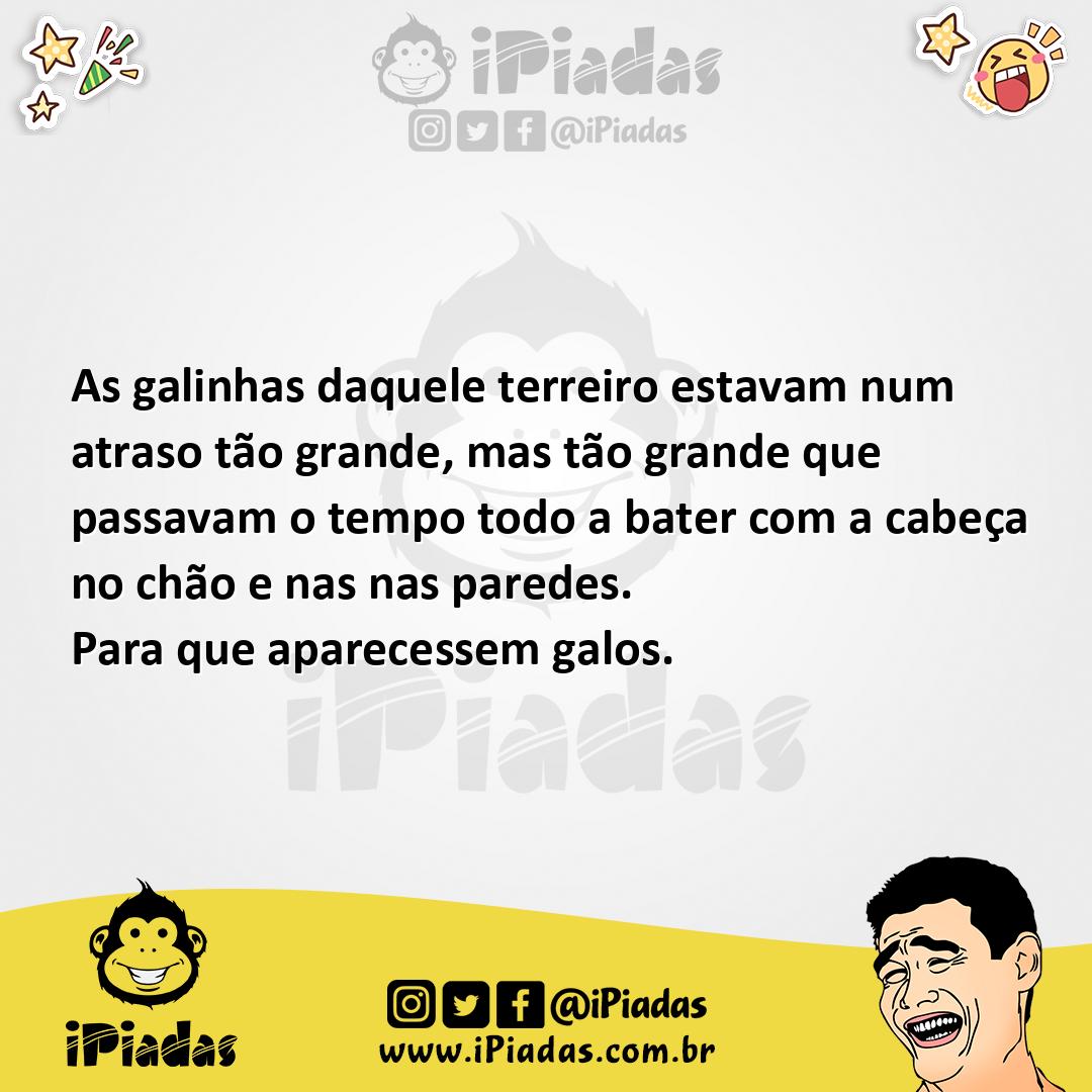 Ilustração da piada Crise no iPiadas