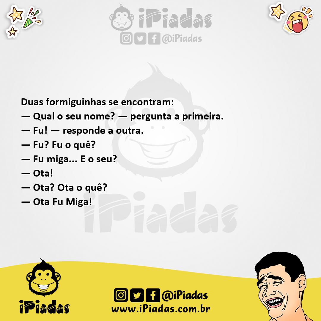 Ilustração da piada Duas Formigas no iPiadas