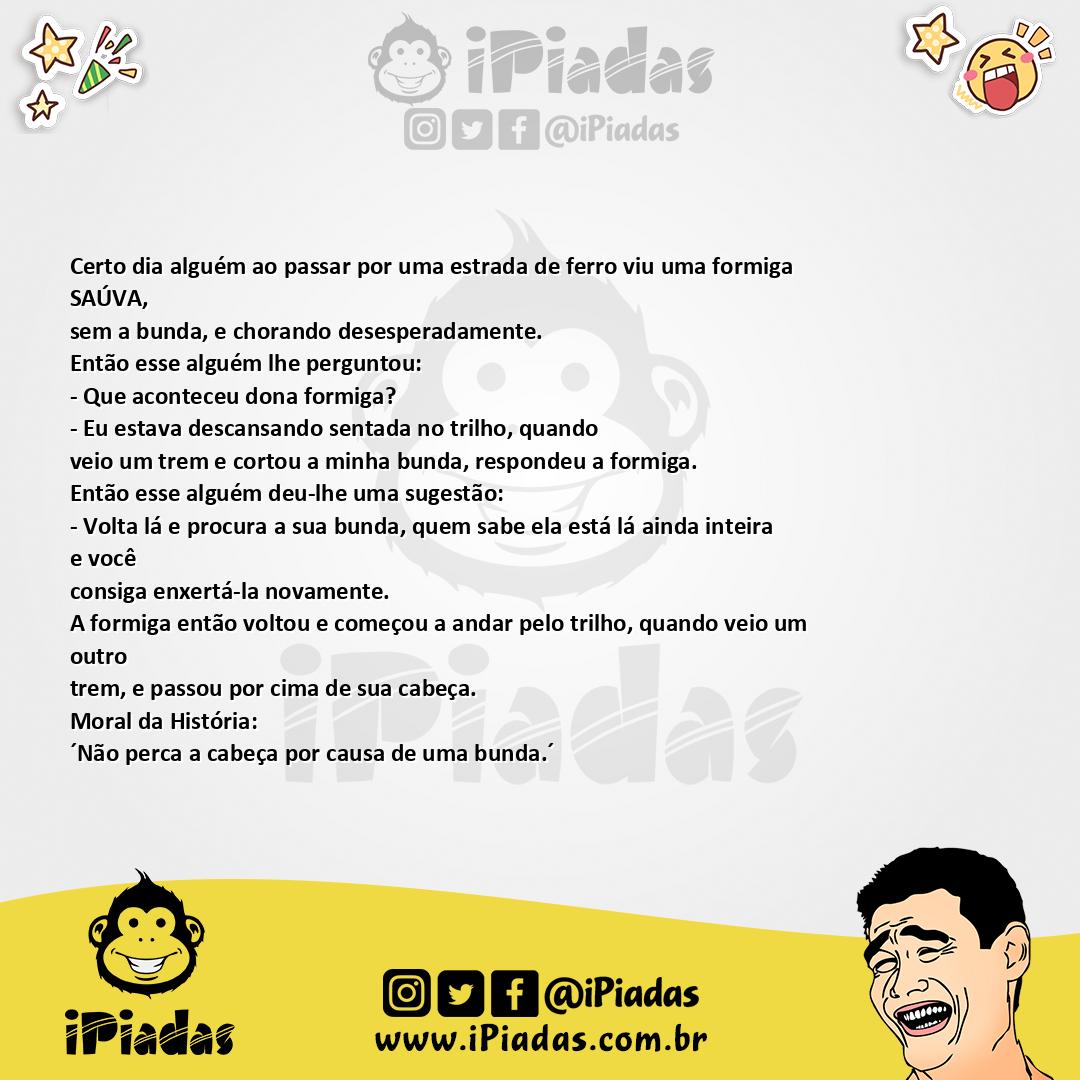 Ilustração da piada Formiguinha no iPiadas