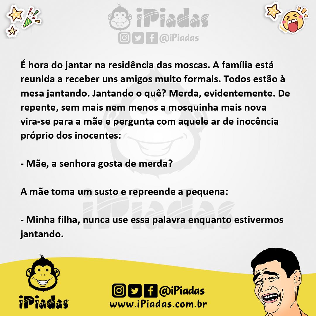 Ilustração da piada O jantar no iPiadas