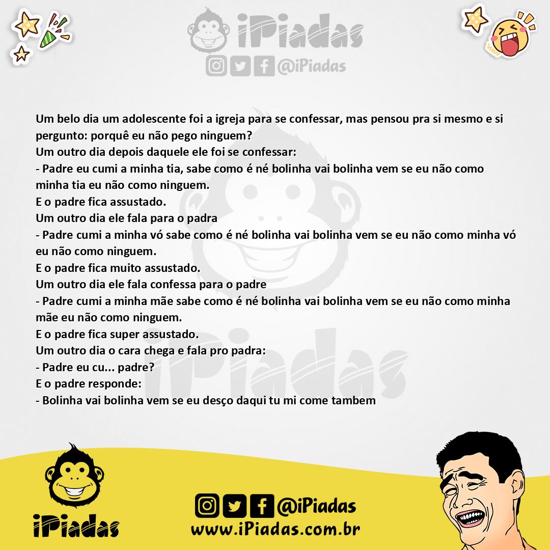 Ilustração da piada Padre no iPiadas