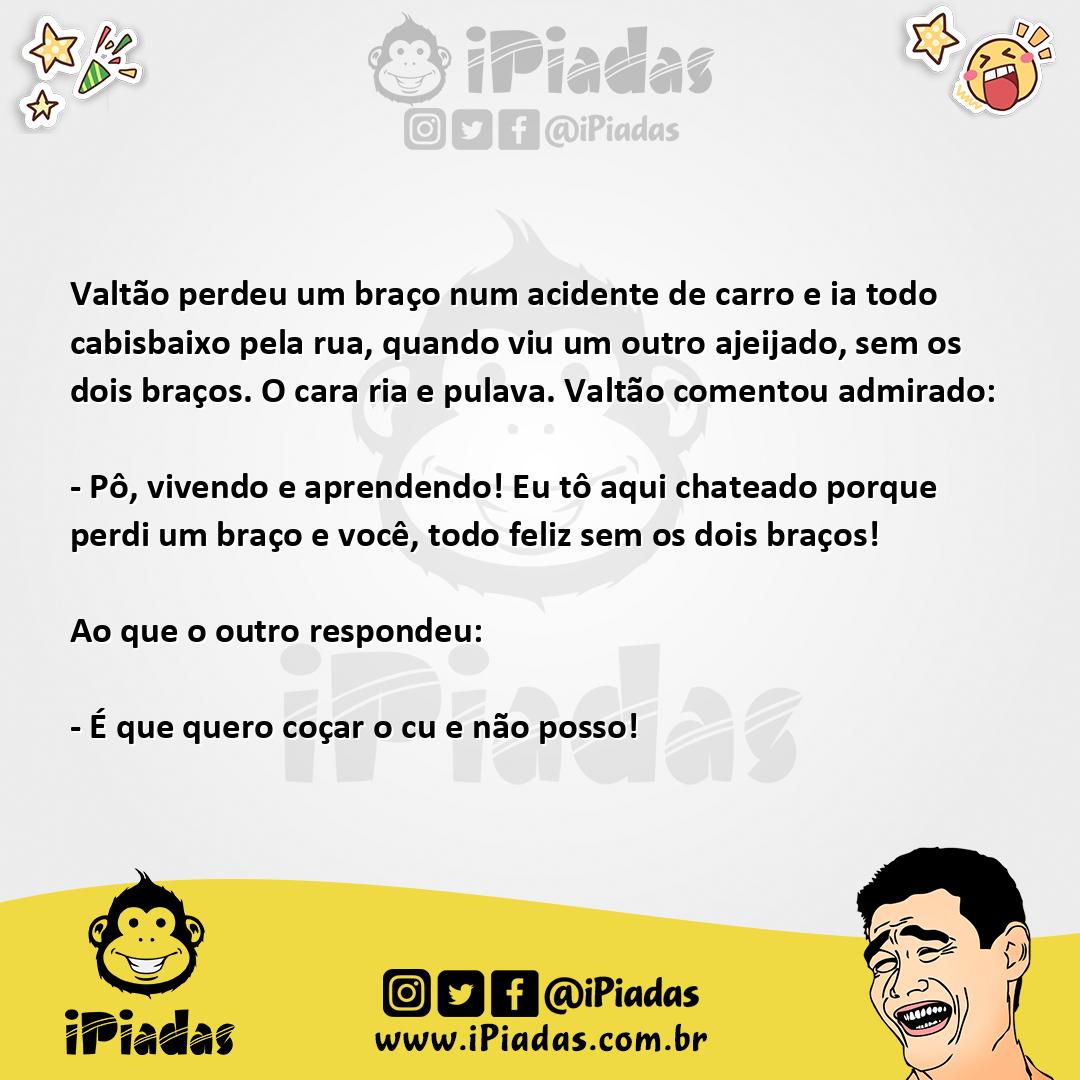 Ilustração da piada Podia Ser Pior no iPiadas
