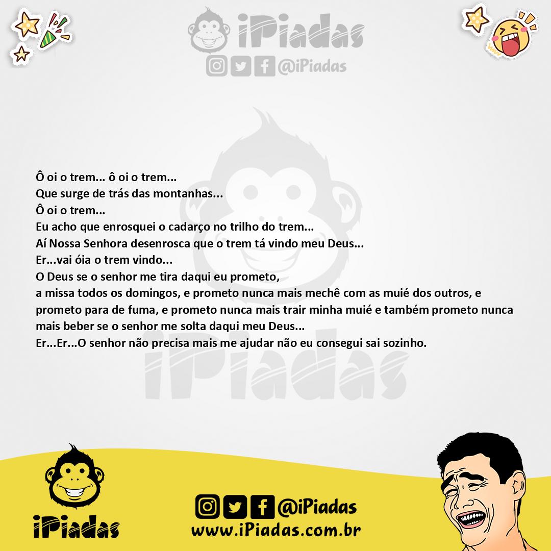 Ilustração da piada A promessa do bebum no iPiadas