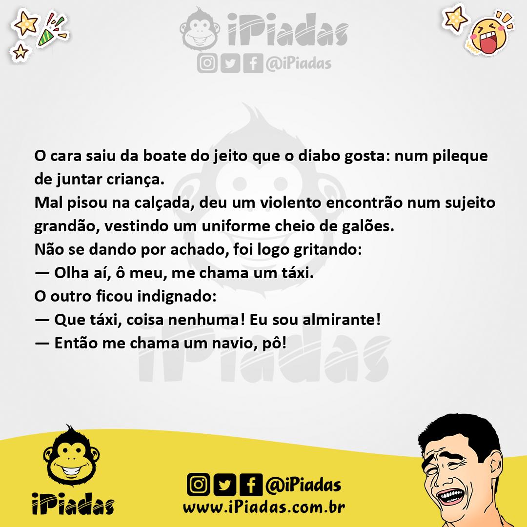 Ilustração da piada Almirante no iPiadas