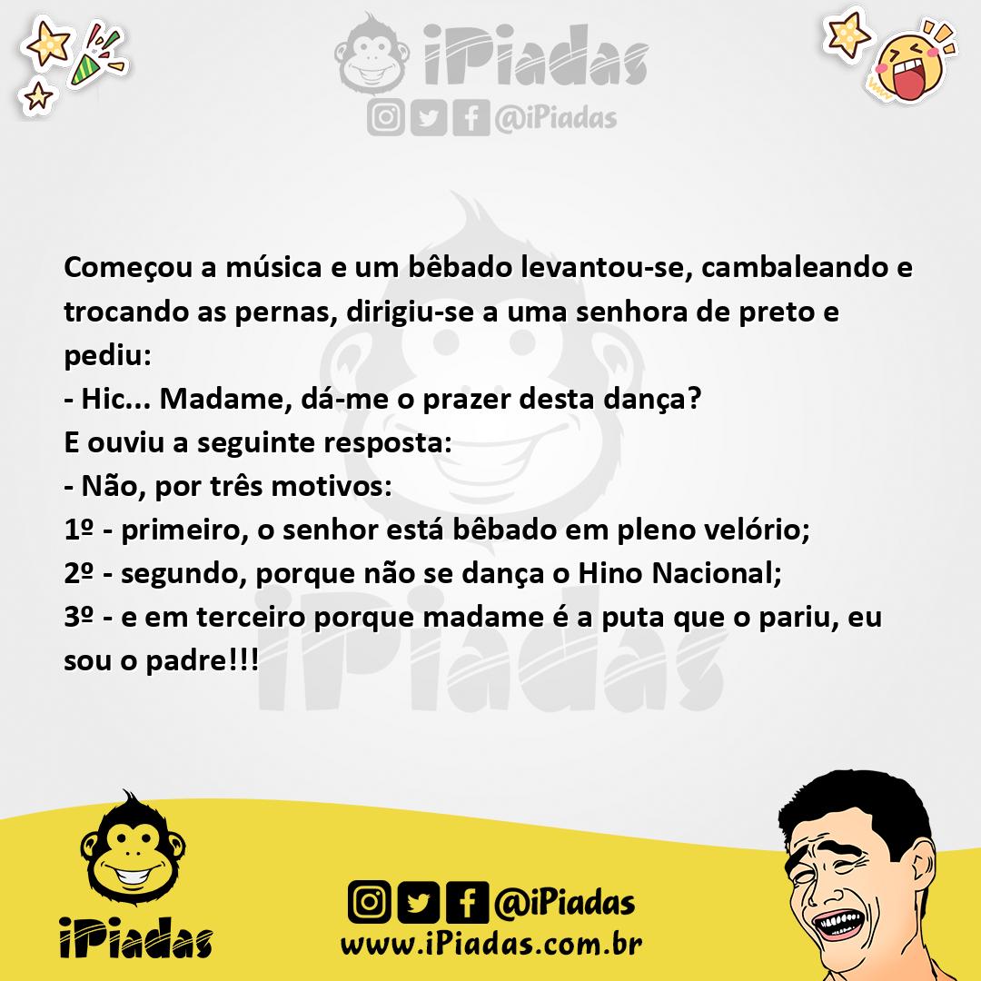 Ilustração da piada Cambaleando no velório no iPiadas